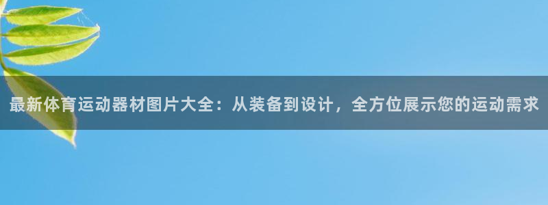 火凤体育免费直播nba：最新体育运动器材图片大全：从装备到设计，全方位展示您的运动需求